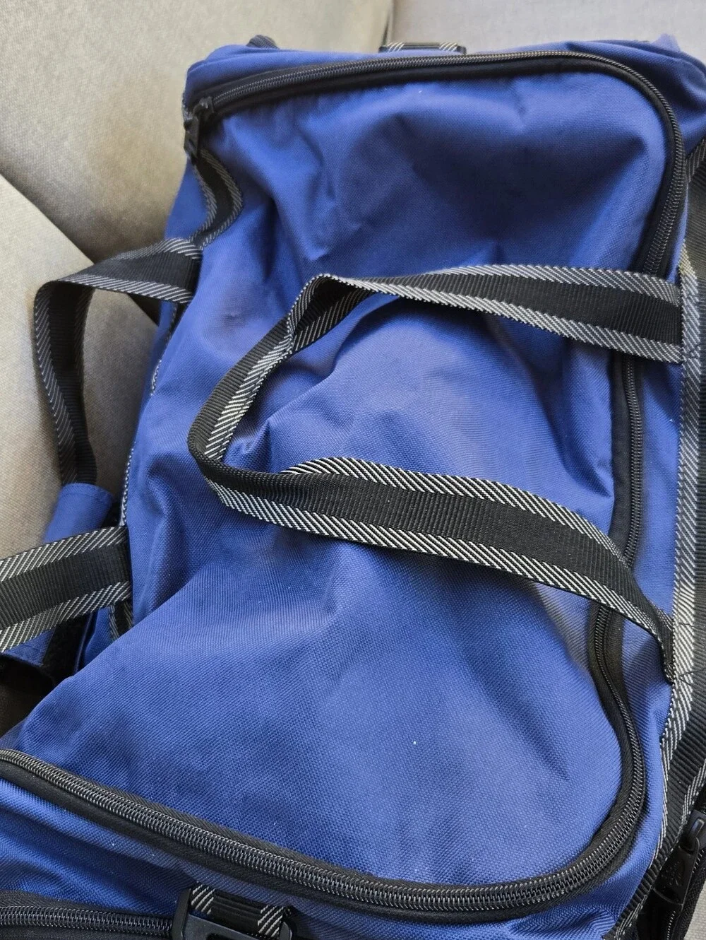 Northwest Trails Outdoor Life Men's Royal Blue and Black Duffel Bag